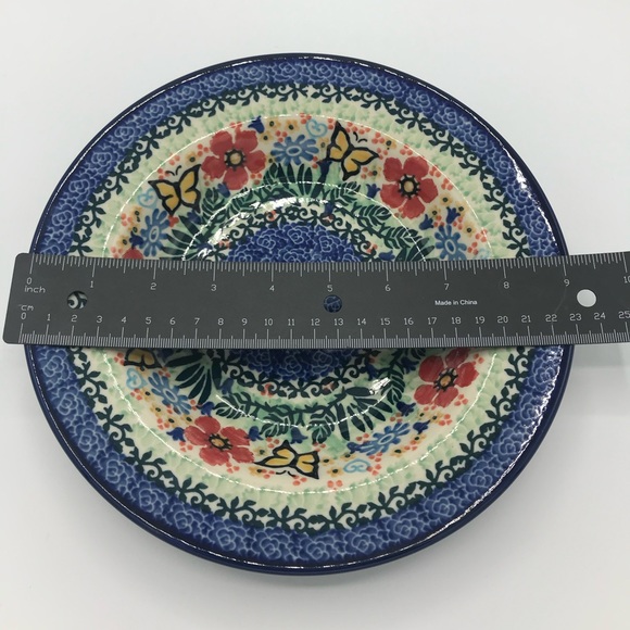 Polish Pottery Unikat 2297 Soup Salad Pasta Bowl - Picture 6 of 6
